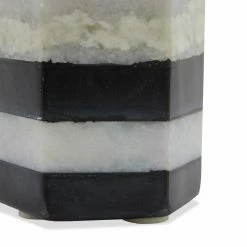 Best Pirce 🎁 A & B Home Pillar A & B Home Striped Marble Tea Light Candle Holder ⌛ -Candle Holders Sales detail2ABH2749