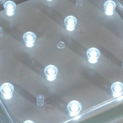 Promo 😀 Flameless & LED Lumabase LED Battery Operated Square BaseLite 👏 -Candle Holders Sales detail2JHSP088