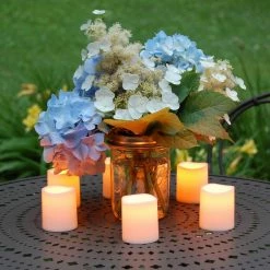 New ❤️ LumaBase Battery Operated Mini Amber Pillar Candles - Set Of 6 ✨ 13 New ❤️ LumaBase Battery Operated Mini Amber Pillar Candles - Set Of 6 ✨ -Candle Holders Sales detail2JHSP124