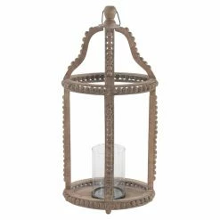 Cheapest 🤩 DecMode Rustic Cage-Style Wood Lantern With Glass Votive Candle Holder 🔥 8 Cheapest 🤩 DecMode Rustic Cage-Style Wood Lantern With Glass Votive Candle Holder 🔥 -Candle Holders Sales detail2UMA10824