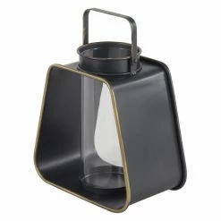 Top 10 🤩 DecMode Modern Iron Candle Lantern 🎁 -Candle Holders Sales detail2UMA11778