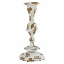 Best Sale 🎁 Pillar DecMode Distressed Candle Holder - Set Of 3 👍 -Candle Holders Sales detail2UMA12443