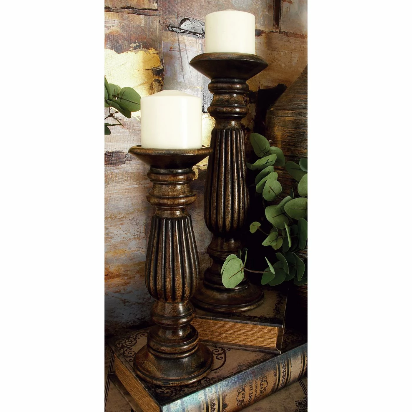Cheap 🤩 Pillar DecMode Traditional Candle Holder - Set Of 3 🧨 4 Cheap 🤩 Pillar DecMode Traditional Candle Holder - Set Of 3 🧨 - Image 4