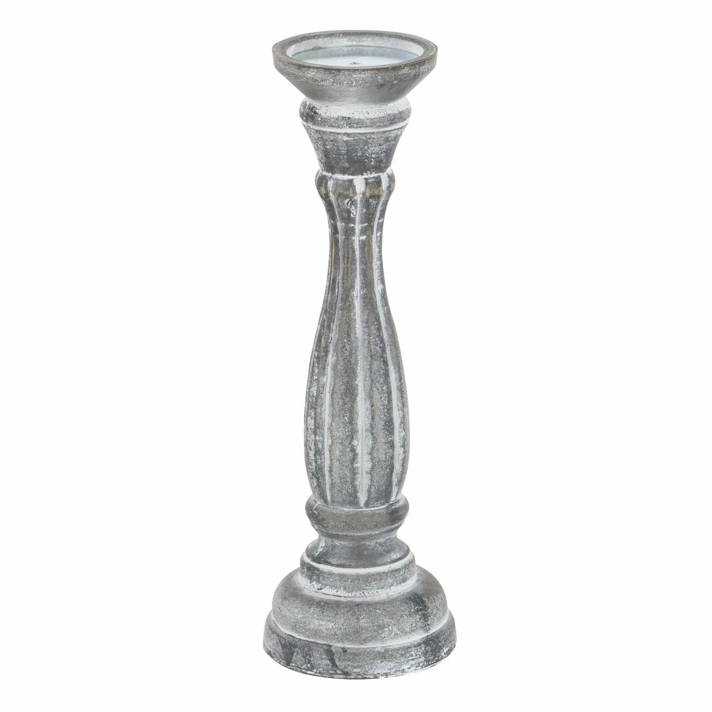 Discount 🌟 Pillar DecMode Rustic Wood Candle Holder - Set Of 3 😍 4 Discount 🌟 Pillar DecMode Rustic Wood Candle Holder - Set Of 3 😍 - Image 4