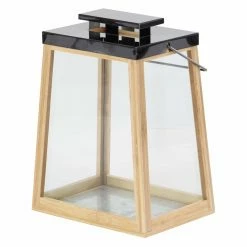 Best Pirce ✨ DecMode Contemporary Trapezoidal Bamboo And Stainless Steel Lantern 🎁 9 Best Pirce ✨ DecMode Contemporary Trapezoidal Bamboo And Stainless Steel Lantern 🎁 -Candle Holders Sales detail2UMA9721
