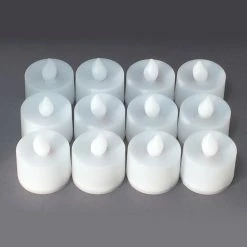 Best Pirce 😉 Lumabase LED Battery Operated Tea Lights - Set Of 12 ✔️ -Candle Holders Sales detail3JHSP085 1