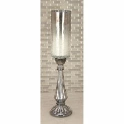 Brand new ๐ Hurricane DecMode Traditional Smoked Glass Candle Holder ๐ 7 Brand new ๐ Hurricane DecMode Traditional Smoked Glass Candle Holder ๐ -Candle Holders Sales detail3UMA11582