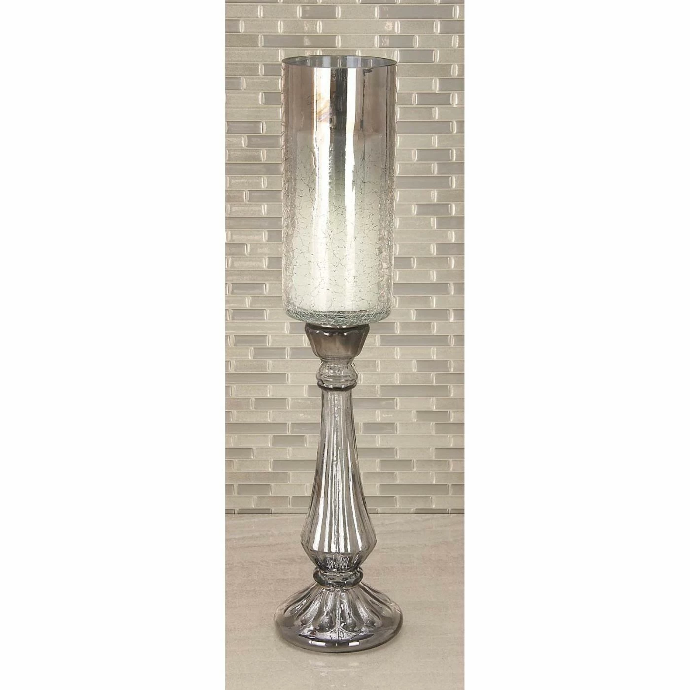 Brand new ๐ Hurricane DecMode Traditional Smoked Glass Candle Holder ๐ 4 Brand new ๐ Hurricane DecMode Traditional Smoked Glass Candle Holder ๐ - Image 4