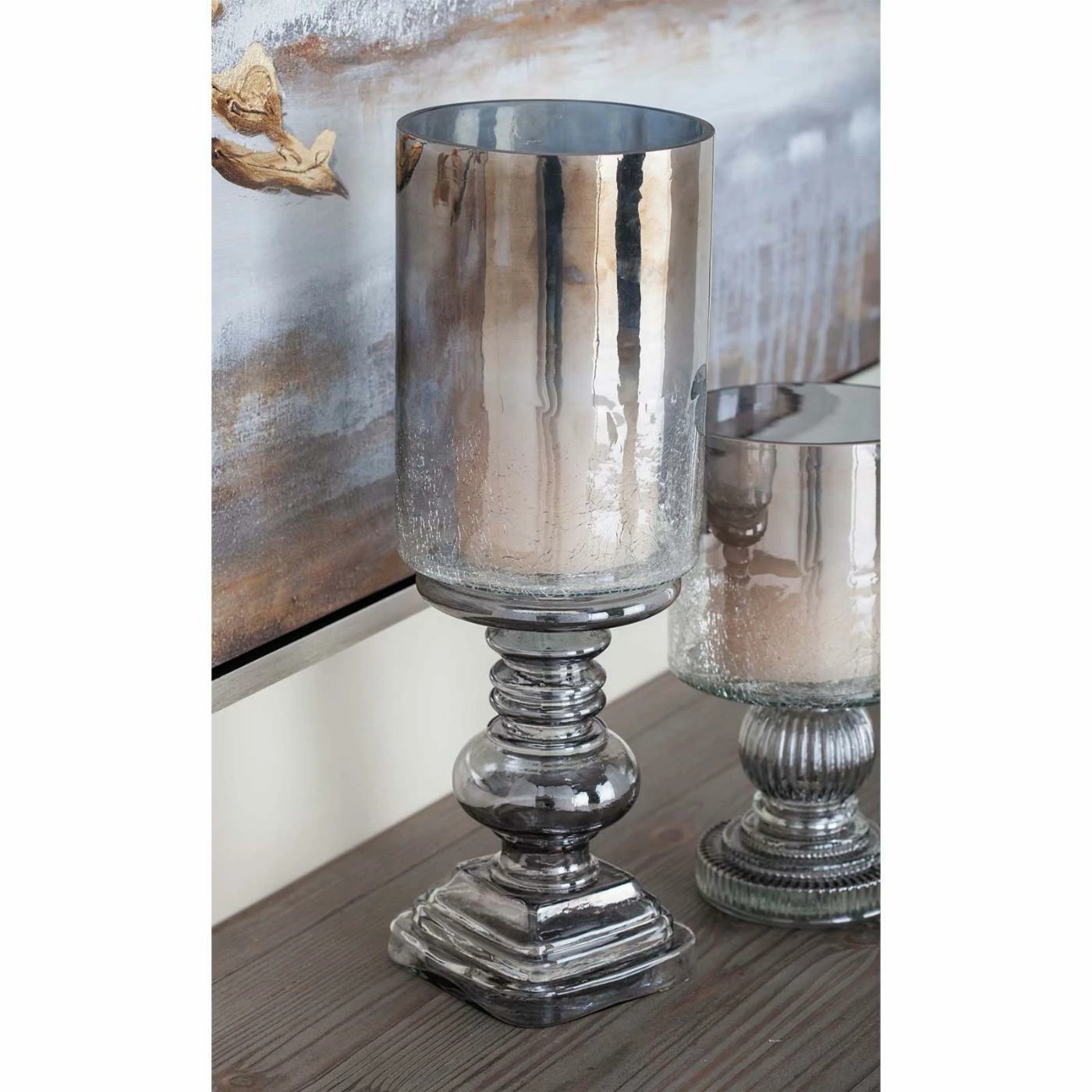 Promo 🧨 DecMode Traditional Smoked Hurricane Candle Lamp 🧨 5 Promo 🧨 DecMode Traditional Smoked Hurricane Candle Lamp 🧨 - Image 5
