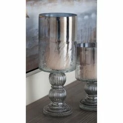 Flash Sale ๐ DecMode Traditional Smoked Glass Hurricane Lamp ๐ 10 Flash Sale ๐ DecMode Traditional Smoked Glass Hurricane Lamp ๐ -Candle Holders Sales detail3UMA11585