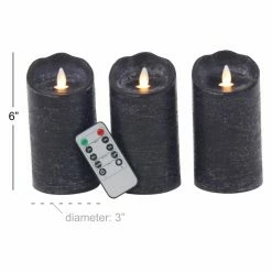 Best deal ๐ Flameless & LED DecMode Scalloped Led Flicker Candles - Set Of 3 ๐ 11 Best deal ๐ Flameless & LED DecMode Scalloped Led Flicker Candles - Set Of 3 ๐ -Candle Holders Sales detail3UMA9746