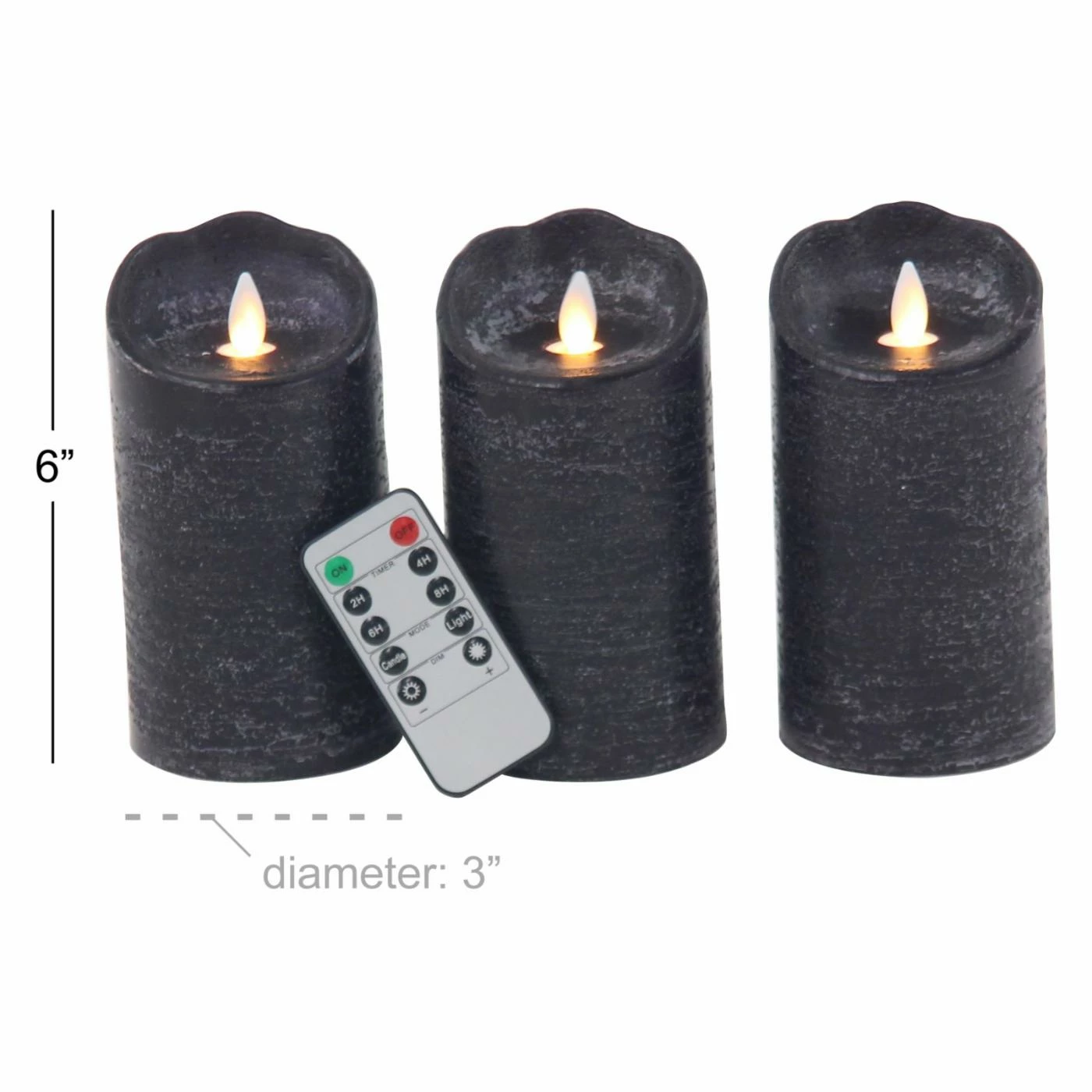 Best deal ๐ Flameless & LED DecMode Scalloped Led Flicker Candles - Set Of 3 ๐ 6 Best deal ๐ Flameless & LED DecMode Scalloped Led Flicker Candles - Set Of 3 ๐ - Image 6