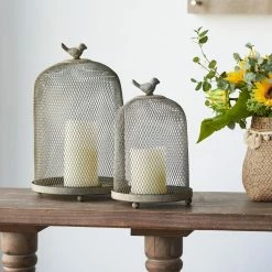 Flash Sale ⭐ A & B Home A & B Home Candle Lanterns - Set Of 2 🛒 -Candle Holders Sales detail4ABH1343