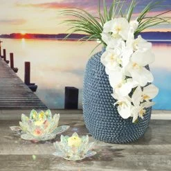 Top 10 🔥 Sagebrook Home Crystal Lotus Votive Candle Holder 😍 -Candle Holders Sales detail4SAGB2421