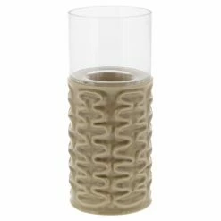 Top 10 🛒 Pillar DecMode Ridged Candle Holders - Set Of 3 😉 -Candle Holders Sales detail4UMA10564