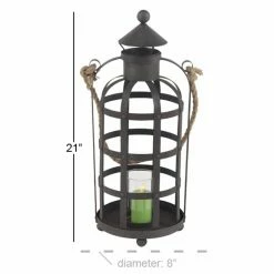 Budget π DecMode Industrial Cage Lantern Candle Holder π€© 13 Budget π DecMode Industrial Cage Lantern Candle Holder π€© -Candle Holders Sales detail4UMA11028
