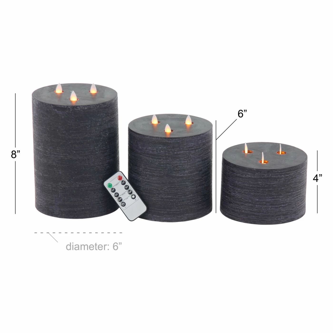 Best reviews of 😍 Flameless & LED DecMode Wax And Led Flicker Candles - Set Of 3 👍 7 Best reviews of 😍 Flameless & LED DecMode Wax And Led Flicker Candles - Set Of 3 👍 - Image 7