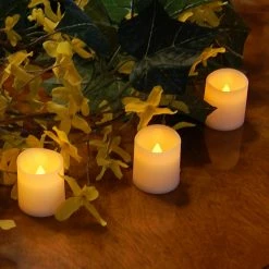 New ❤️ LumaBase Battery Operated Mini Amber Pillar Candles - Set Of 6 ✨ 17 New ❤️ LumaBase Battery Operated Mini Amber Pillar Candles - Set Of 6 ✨ -Candle Holders Sales detail5JHSP124