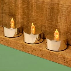 Cheap 🥰 LumaBase Battery Operated LED Tea Lights - Set Of 12 😍 -Candle Holders Sales detail5JHSP243