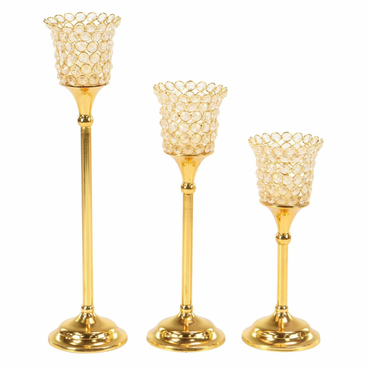 Flash Sale π₯ Candlesticks DecMode Aluminum Beaded Cup Candle Holders - Set Of 3 π― 8 Flash Sale π₯ Candlesticks DecMode Aluminum Beaded Cup Candle Holders - Set Of 3 π― - Image 8