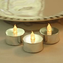 Cheap 🥰 LumaBase Battery Operated LED Tea Lights - Set Of 12 😍 -Candle Holders Sales detail6JHSP243