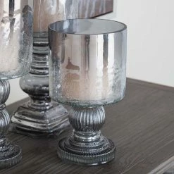 Flash Sale ๐ DecMode Traditional Smoked Glass Hurricane Lamp ๐ 13 Flash Sale ๐ DecMode Traditional Smoked Glass Hurricane Lamp ๐ -Candle Holders Sales detail6UMA11585