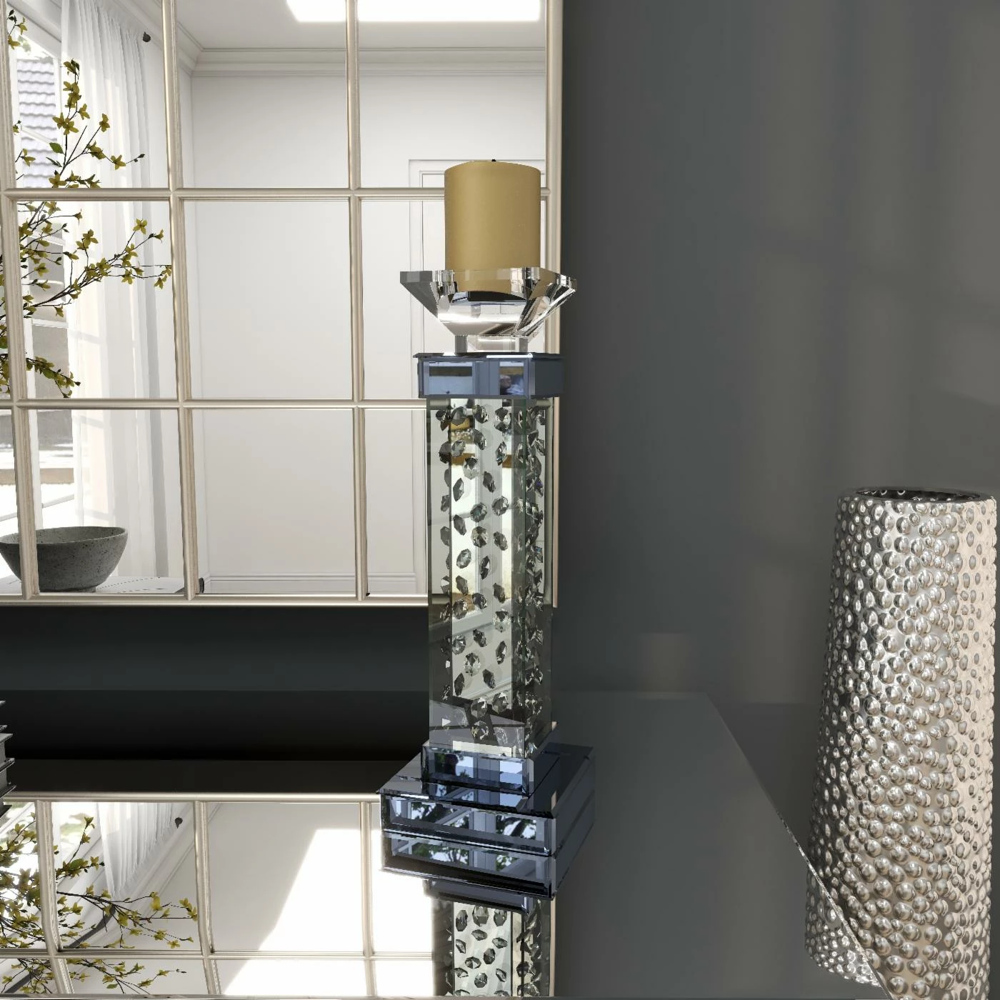 Buy 🎉 Pillar DecMode Crystal Candle Holder 🔔 9 Buy 🎉 Pillar DecMode Crystal Candle Holder 🔔 - Image 9