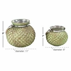 Deals 😉 DecMode Metal Scales Tea Light Holders - Set Of 2 🔥 -Candle Holders Sales detail7UMA10572
