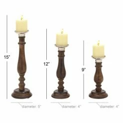 Best deal ๐ Pillar DecMode 51574 Candle Holder - Set Of 3 โ 5 Best deal ๐ Pillar DecMode 51574 Candle Holder - Set Of 3 โ -Candle Holders Sales detail7UMA3051