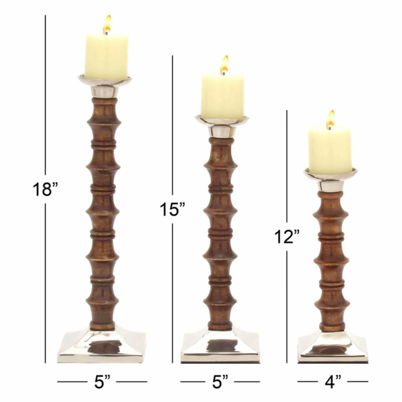 Best reviews of ๐ Pillar DecMode 51581 Candle Holder - Set Of 3 ๐งจ 5 Best reviews of ๐ Pillar DecMode 51581 Candle Holder - Set Of 3 ๐งจ - Image 5