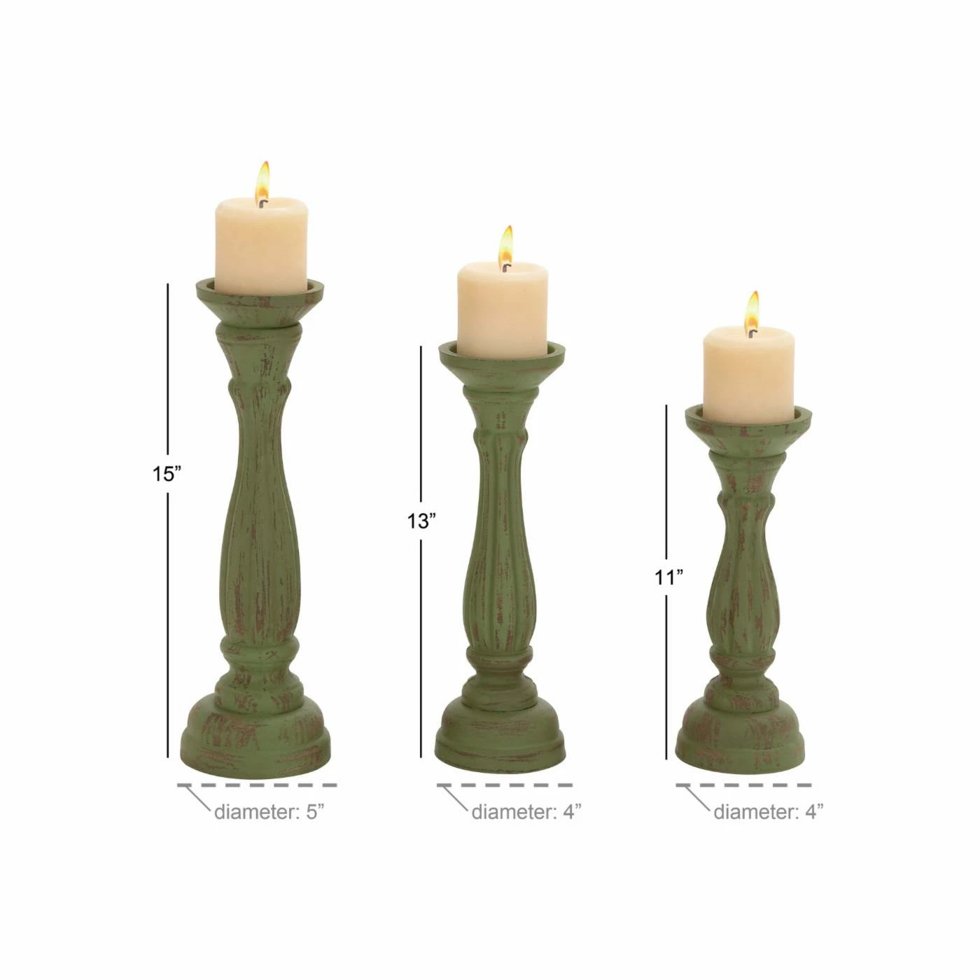 Hot Sale 🌟 Pillar DecMode Candle Holder - Set Of 3 🤩 9 Hot Sale 🌟 Pillar DecMode Candle Holder - Set Of 3 🤩 - Image 9