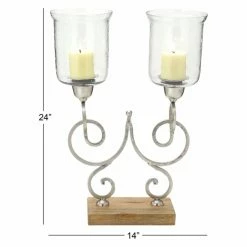 Best Sale ⌛ Hurricane DecMode Decorative Candelabra Candle Holder ✔️ 5 Best Sale ⌛ Hurricane DecMode Decorative Candelabra Candle Holder ✔️ -Candle Holders Sales detail7UMA3293