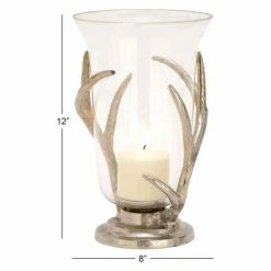 Flash Sale 🧨 DecMode Frosted Glass Hurricane Candle Holder ✨ 9 Flash Sale 🧨 DecMode Frosted Glass Hurricane Candle Holder ✨ -Candle Holders Sales detail7UMA5603