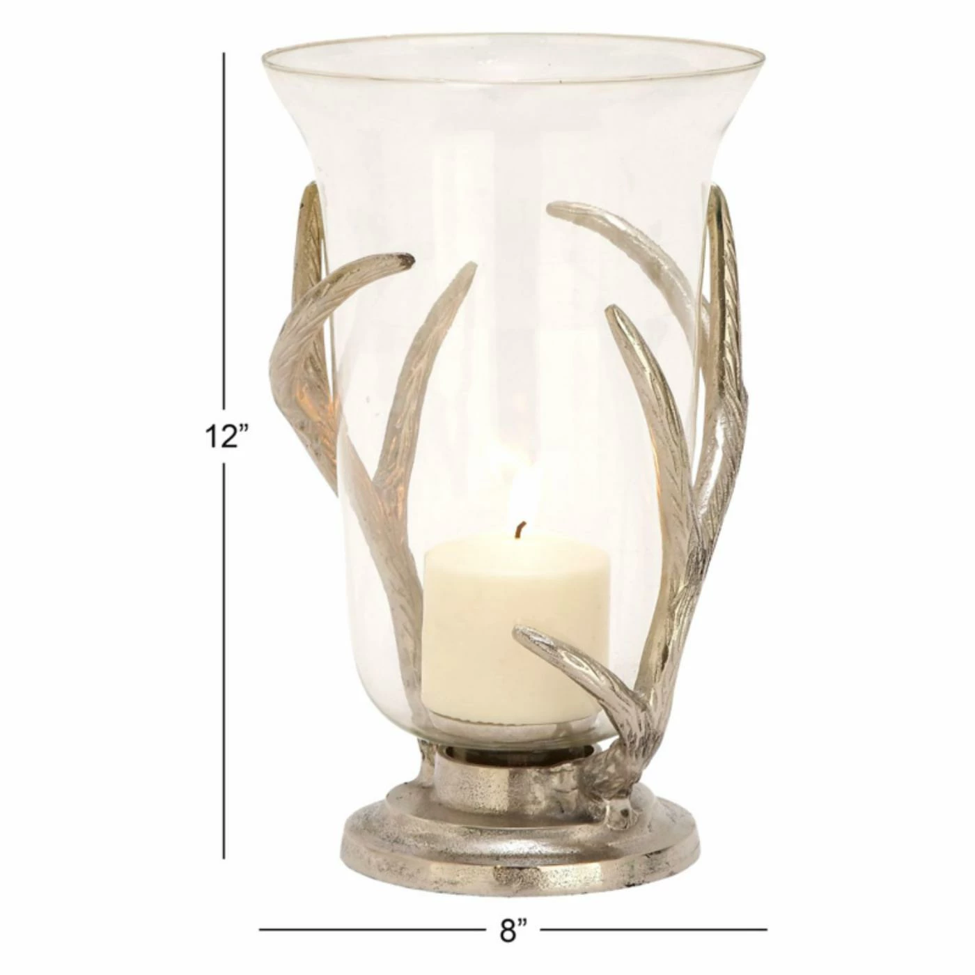 Flash Sale 🧨 DecMode Frosted Glass Hurricane Candle Holder ✨ 5 Flash Sale 🧨 DecMode Frosted Glass Hurricane Candle Holder ✨ - Image 5