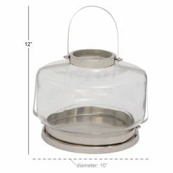 Top 10 🧨 DecMode Lantern Candle Holder - Clear ❤️ -Candle Holders Sales detail7UMA5616