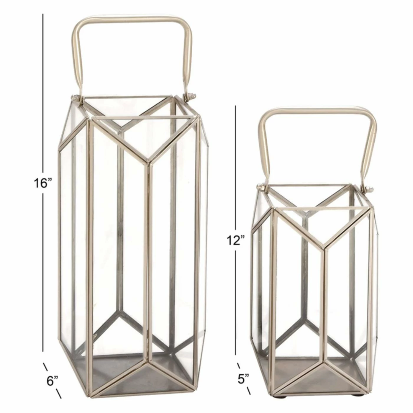 Cheapest 😀 Lantern DecMode Iron Frame Candle Holder - Set Of 2 💯 4 Cheapest 😀 Lantern DecMode Iron Frame Candle Holder - Set Of 2 💯 - Image 4