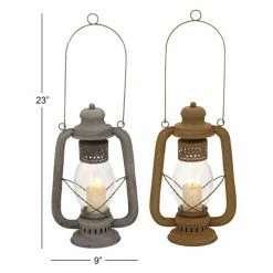 Deals π DecMode Lantern Candle Holder With Wire Handle - Set Of 2 π 5 Deals π DecMode Lantern Candle Holder With Wire Handle - Set Of 2 π -Candle Holders Sales detail7UMA5763