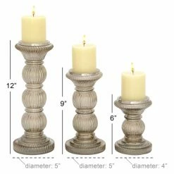 Best reviews of ๐ Pillar DecMode 12-in. Glass Candle Holder - Set Of 3 โจ 5 Best reviews of ๐ Pillar DecMode 12-in. Glass Candle Holder - Set Of 3 โจ -Candle Holders Sales detail7UMA6949