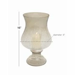 New 🎁 DecMode 16-in. Hurricane Lamp Candle Holder 🔔 -Candle Holders Sales detail7UMA6954
