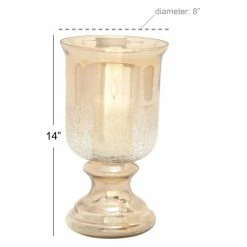Budget ✨ DecMode 14-in. Hurricane Lamp Candle Holder ⌛ -Candle Holders Sales detail7UMA6955