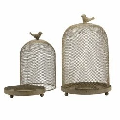 Flash Sale ⭐ A & B Home A & B Home Candle Lanterns - Set Of 2 🛒 -Candle Holders Sales detailABH1343