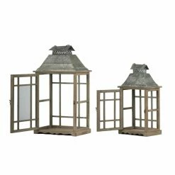 Buy π A & B Home A & B Home Classic Scape Indoor Lanterns - Set Of 2 π 5 Buy π A & B Home A & B Home Classic Scape Indoor Lanterns - Set Of 2 π -Candle Holders Sales detailABH2212