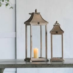 Buy 🌟 A & B Home A & B Home Garden Candle Lanterns - Set Of 2 😍 7 Buy 🌟 A & B Home A & B Home Garden Candle Lanterns - Set Of 2 😍 -Candle Holders Sales detailABH3262