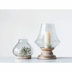 Buy β€οΈ 3R Studios Whitewashed Mango Wood And Clear Handblown Glass Hurricane Candle Holder π₯° 5 Buy β€οΈ 3R Studios Whitewashed Mango Wood And Clear Handblown Glass Hurricane Candle Holder π₯° -Candle Holders Sales detailCREC1751
