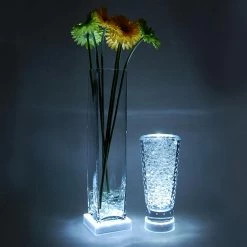 Hot Sale 😀 Flameless & LED Lumabase LED Battery Operated Round BaseLite 😍 -Candle Holders Sales detailJHSP087