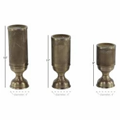 Best Pirce ๐ DecMode Mesh Pillar Candle Holders - Set Of 3 ๐ 5 Best Pirce ๐ DecMode Mesh Pillar Candle Holders - Set Of 3 ๐ -Candle Holders Sales detailUMA10563