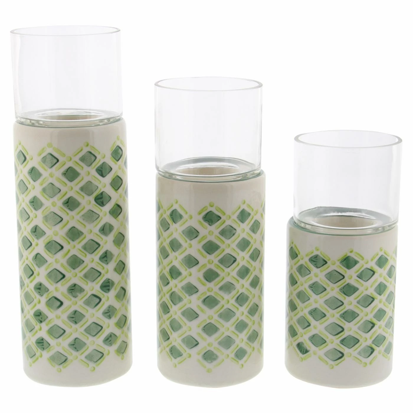 Hot Sale ๐งจ Pillar DecMode Lattice Ceramic Candle Holders - Set Of 3 ๐ 3 Hot Sale ๐งจ Pillar DecMode Lattice Ceramic Candle Holders - Set Of 3 ๐ - Image 3