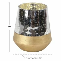 Hot Sale 😍 Votive DecMode Metallic Candle Holder 💯 -Candle Holders Sales detailUMA10567