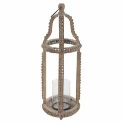 Cheapest 🤩 DecMode Rustic Cage-Style Wood Lantern With Glass Votive Candle Holder 🔥 7 Cheapest 🤩 DecMode Rustic Cage-Style Wood Lantern With Glass Votive Candle Holder 🔥 -Candle Holders Sales detailUMA10824