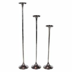 Buy 👏 Pillar DecMode Processional-Inspired Metallic Aluminum Candle Holders - Set Of 3 ✔️ 7 Buy 👏 Pillar DecMode Processional-Inspired Metallic Aluminum Candle Holders - Set Of 3 ✔️ -Candle Holders Sales detailUMA11652